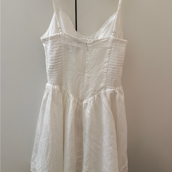 Reformation Olina Linen Dress Size 4 - Picture 3 of 4